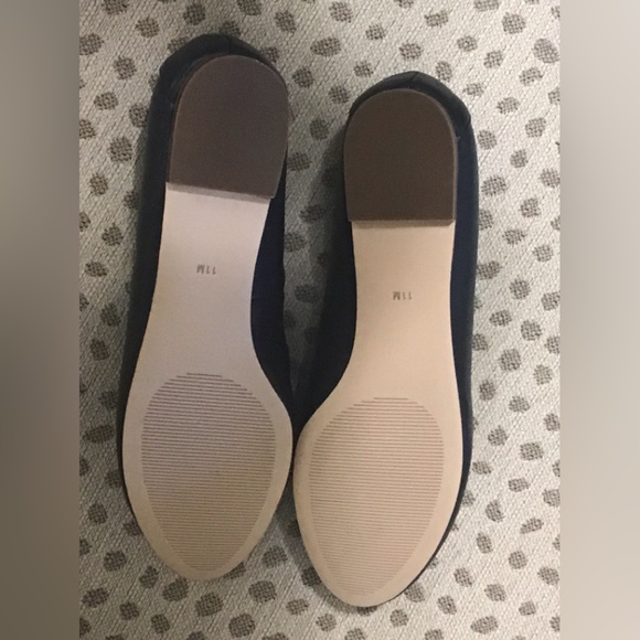 Talbots Indigo Blue Loafers with Silver bit buckle size 11 - Picture 2 of 3